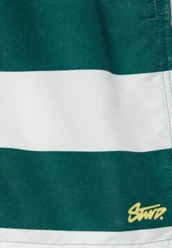 PULL & BEAR Striped Print - Zwemshorts - Green -ZALANDO WINKEL faa9438059064fa39de47ea101eccf68