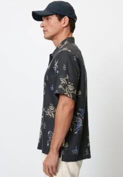 Marc O'Polo Camp Collar Short Sleeves Slits At Side Seams Style - Overhemd - Multi Dark Navy -ZALANDO WINKEL fae0f5f4ba3b4d52832d34be8a034cbf