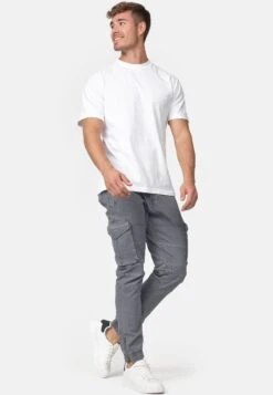 Indicode Jeans Alex - Cargobroek - Iron -ZALANDO WINKEL fc4e7b61c1fc4a59b50dc68ca9f459b5