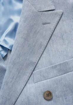 Oscar Jacobson Farris Patch Soft - Blazer - Blue Chambray -ZALANDO WINKEL fc912666838e4d868c7af1775cc0c743