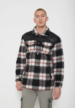 Toni - Halflange Jas - Black/White