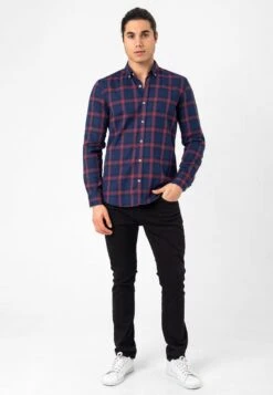 Daniel - Overhemd - NavyBordeaux -ZALANDO WINKEL fdfc496ef8304677927f18368a40bbce