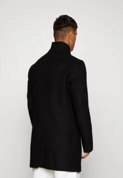 Hidden Button Placket - Mantel - Black 9 Hidden Button Placket - Mantel - Black -ZALANDO WINKEL fefc6f949287472886d081c88968c91d