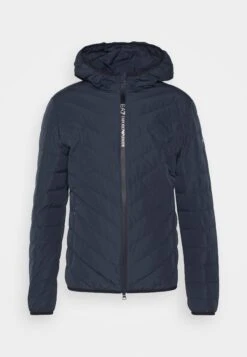 EA7 Emporio Armani Jacket - Gewatteerde Jas - Dark Blue -ZALANDO WINKEL ff35f97ea1204ca0b05c7331d99a4715