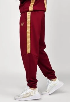 SikSilk Tape Jogger - Trainingsbroek - Burgundy -ZALANDO WINKEL ff48f376f943421ab0a4967a8a7ad882