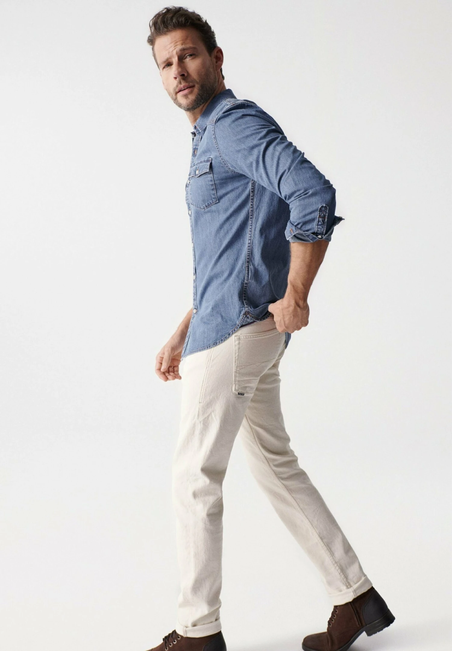 Denmark Slim - Overhemd - Blue 7 Denmark Slim - Overhemd - Blue - Afbeelding 5